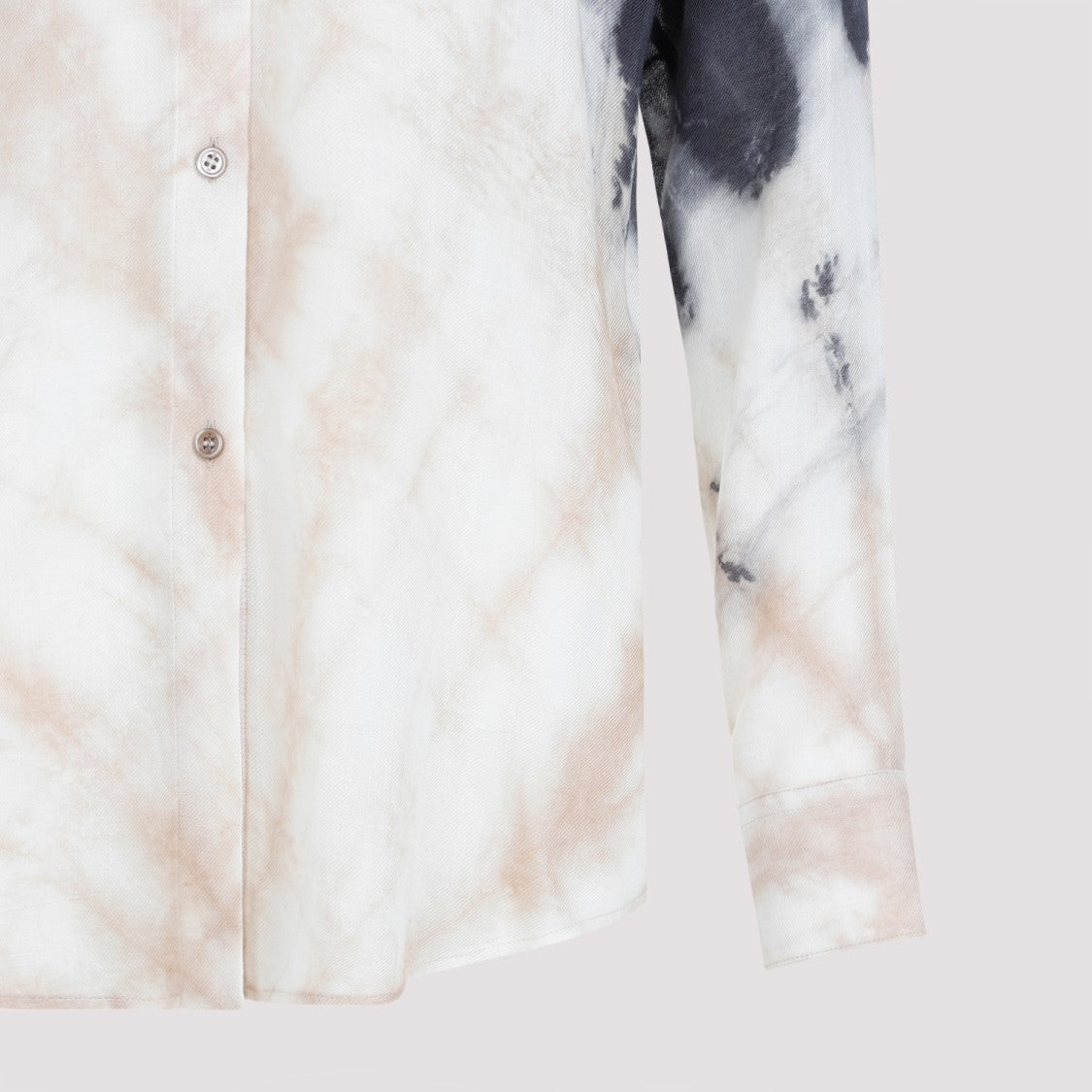 Gabriela Hearst Beige Camel Cashmere Ferrara Shirt