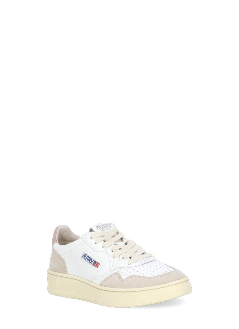 Autry White Leather Sneakers