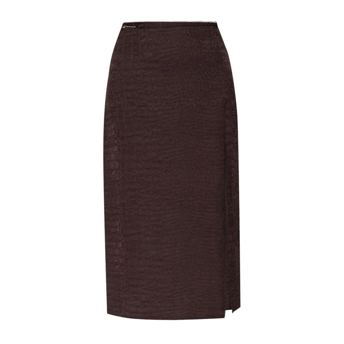 Jacquemus Brown Textured Skirt