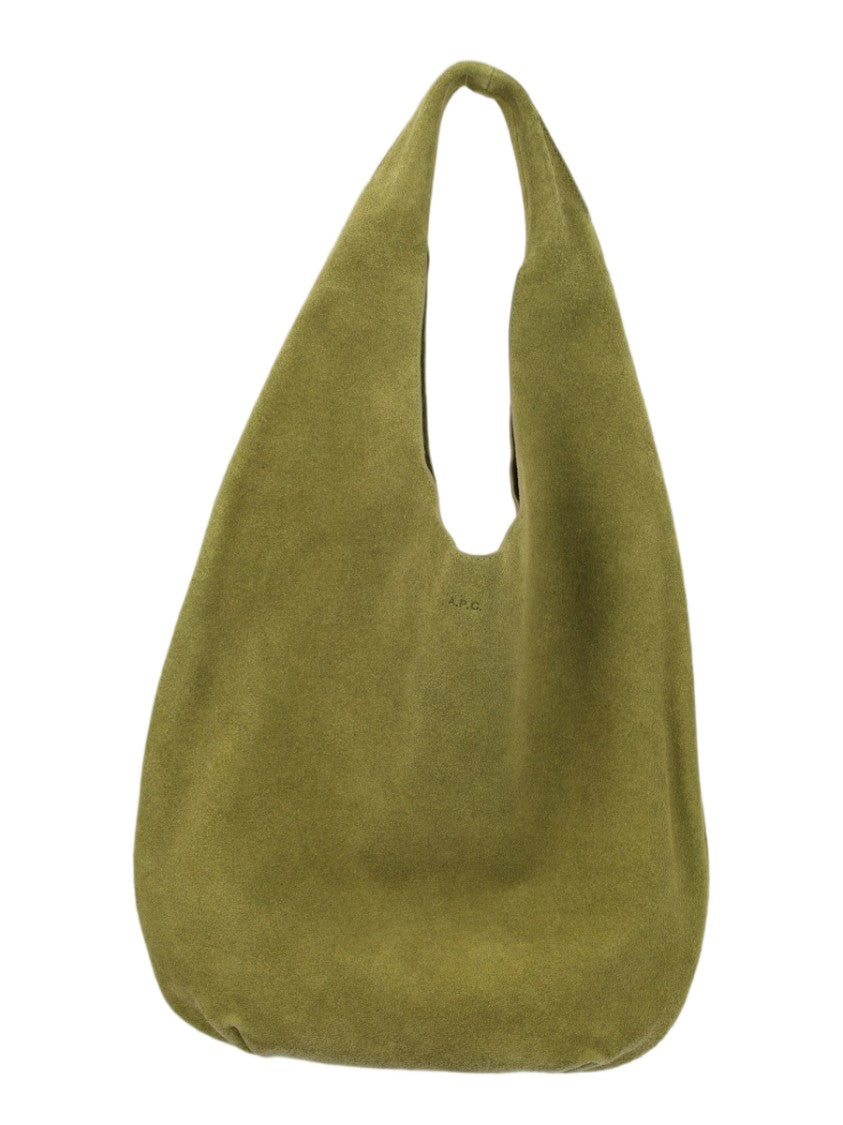 A.P.C. Multicolor Cowskin Soft Suede Shoulder Bag