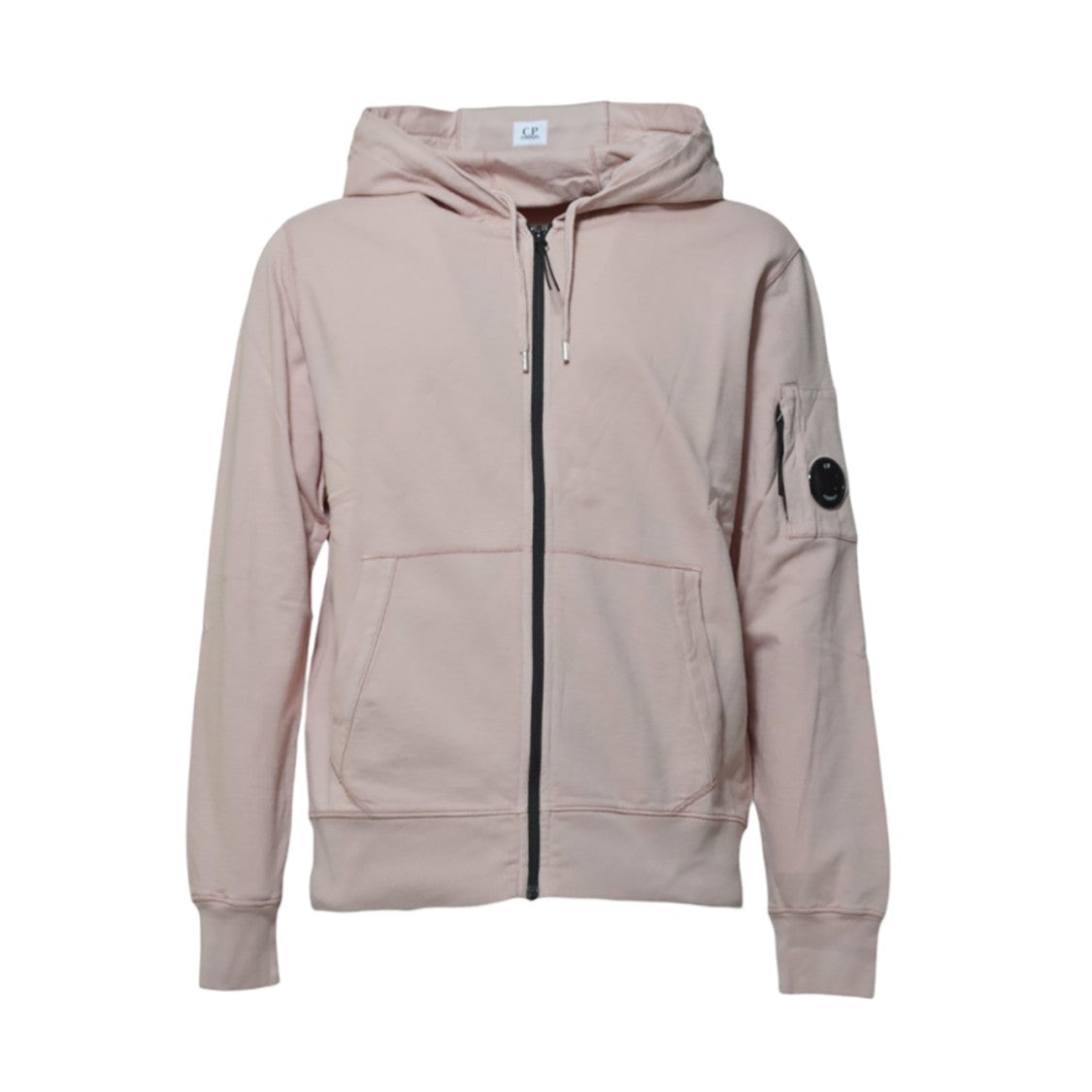 C.P. Company Pink Cotton Lens Hoodie