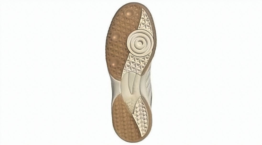 Wales Bonner Low-Top Cream And Brown Leather Sneakers