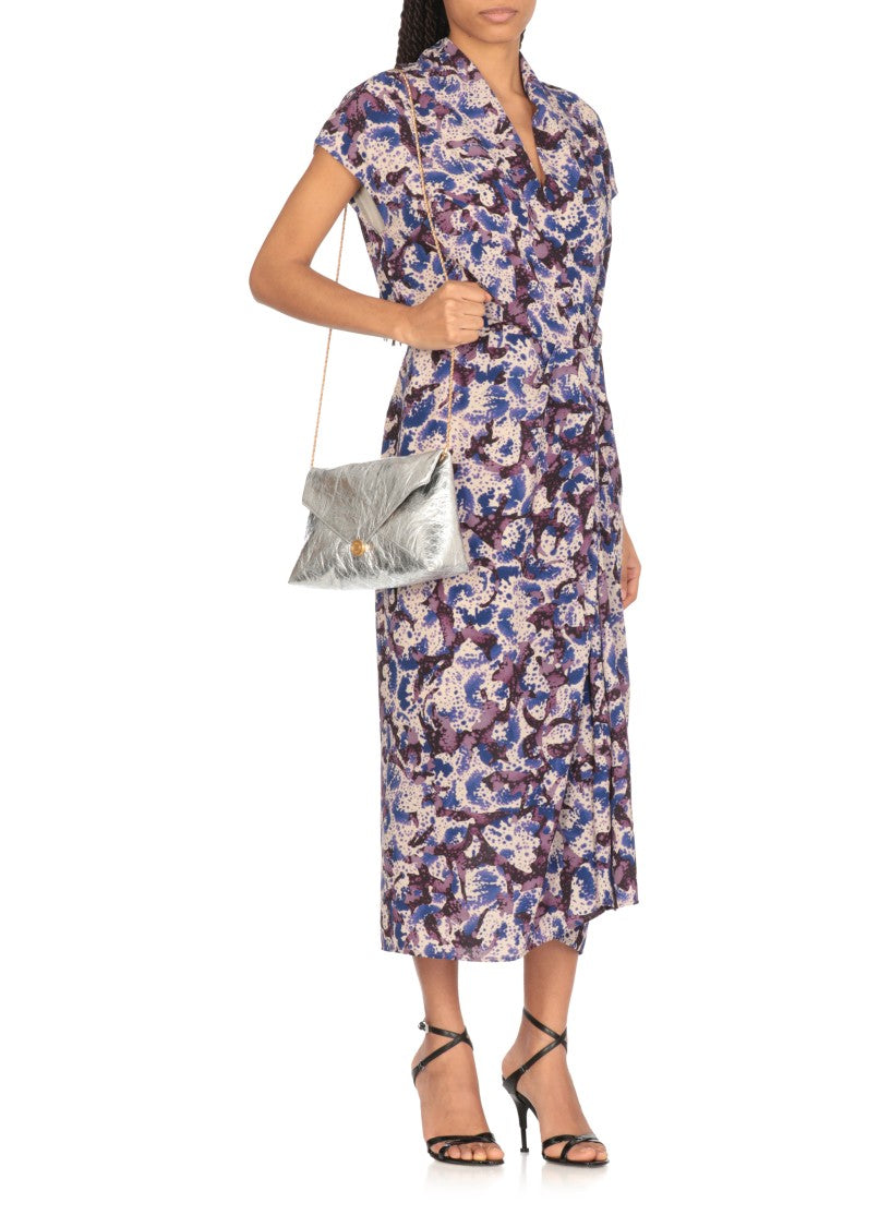 Dries Van Noten V-Neck Sleeveless Midi Dress