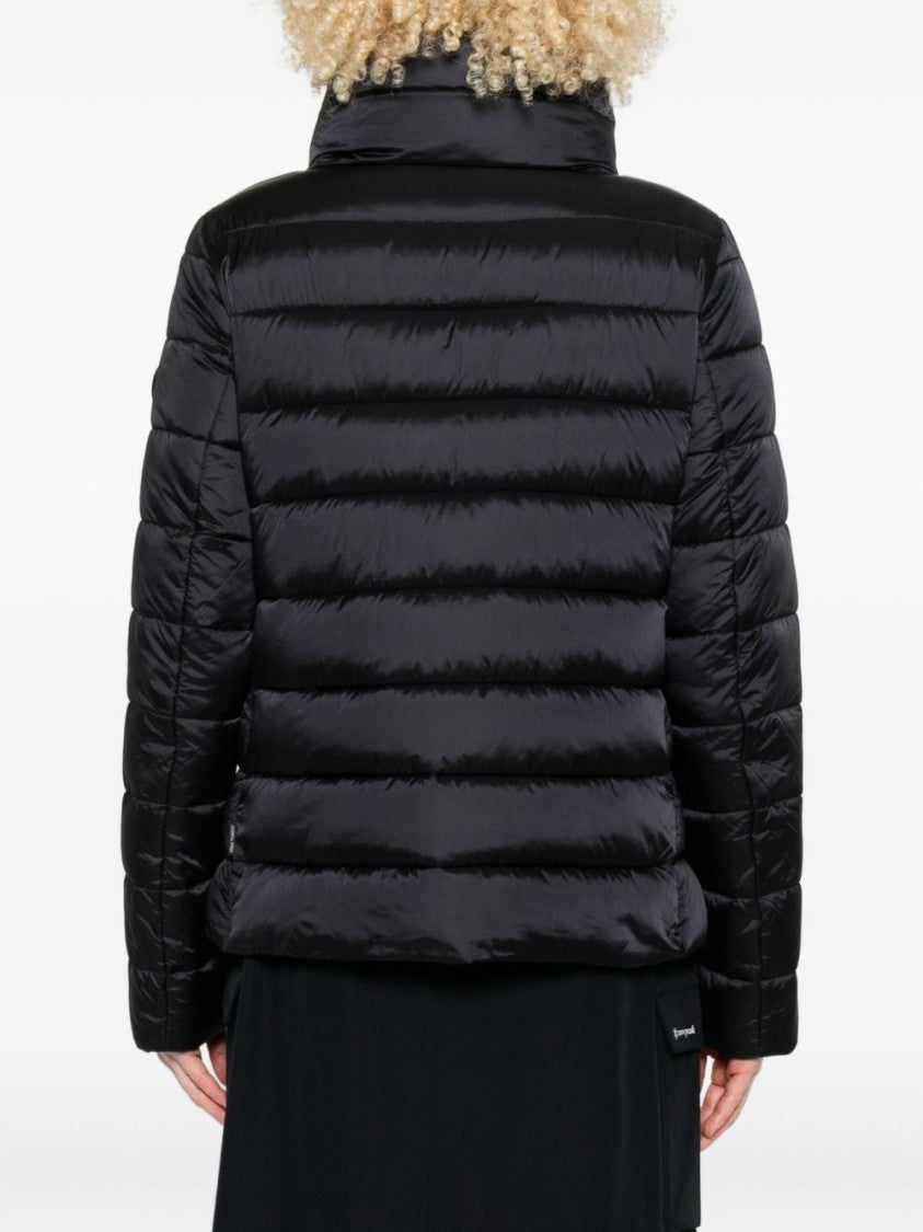 Save The Duck Horizontal Quilted Short Puffer Jacket
