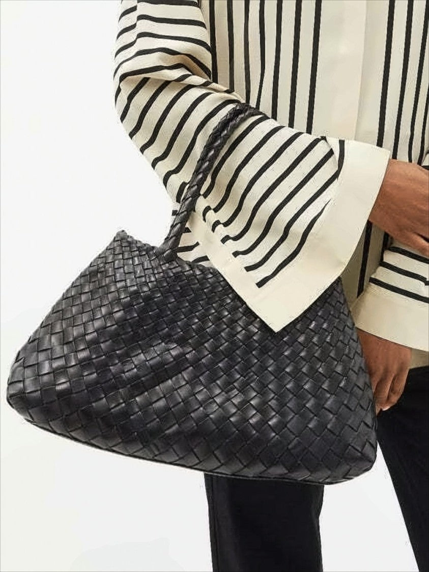 Dragon Diffusion Woven Buffalo Leather Tote Bag
