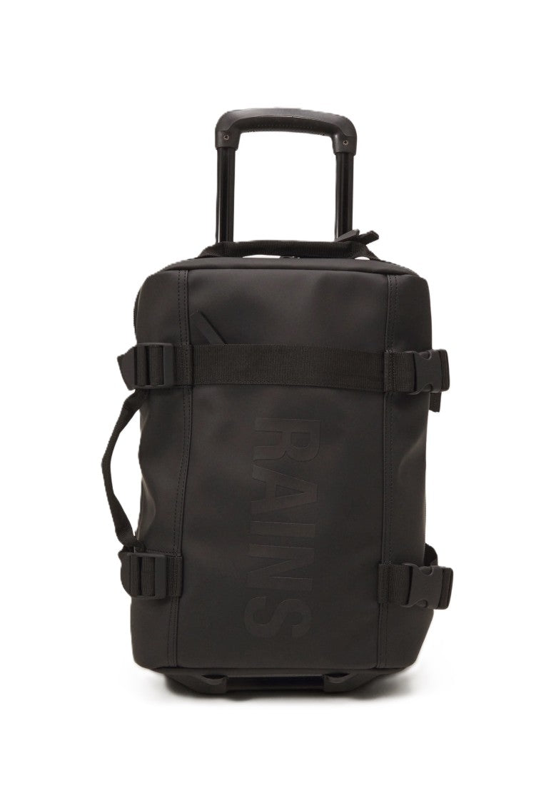 Rains Black Texel Cabin Bag Mini Trolley