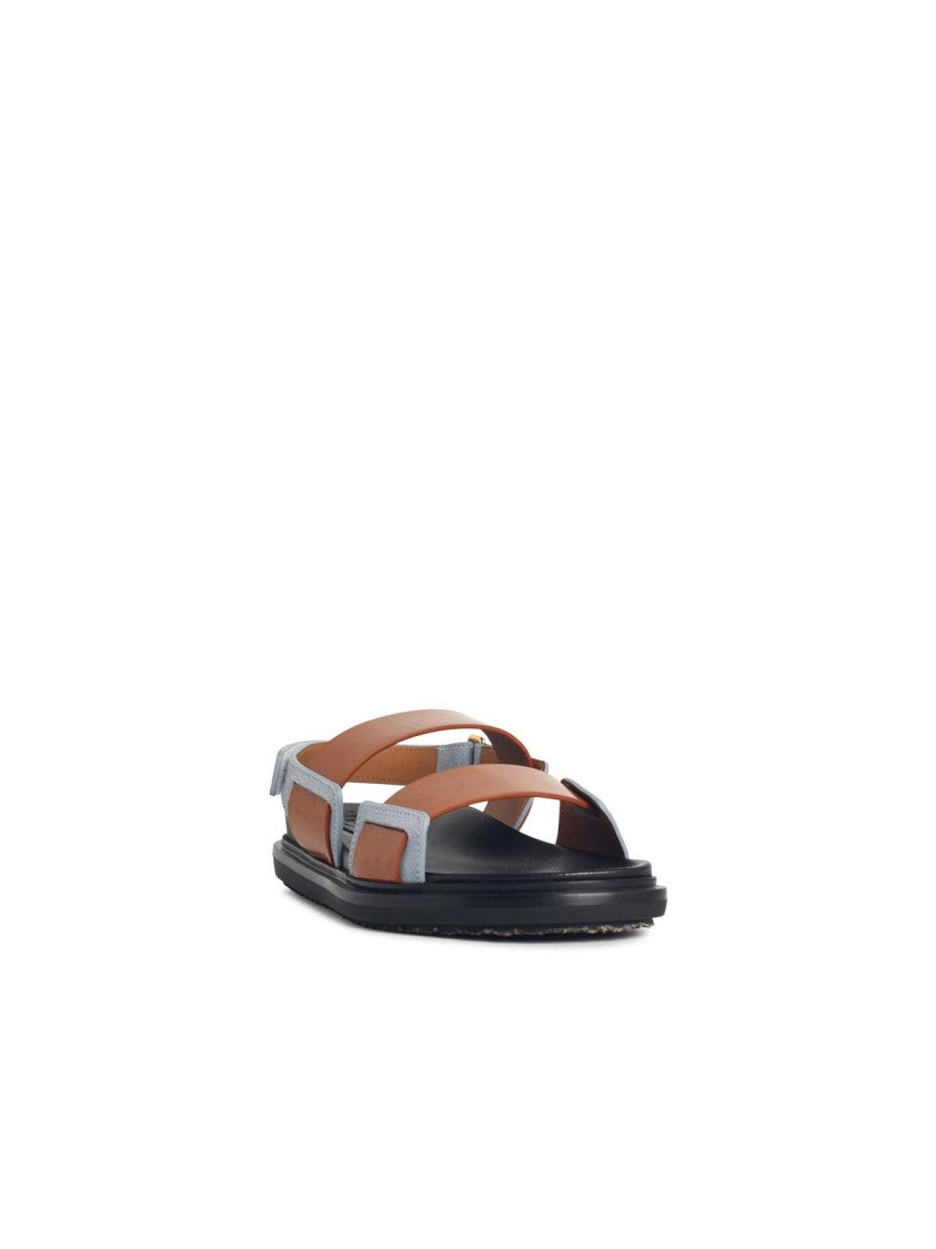 Marni 'Fussbett' Leather Sandals