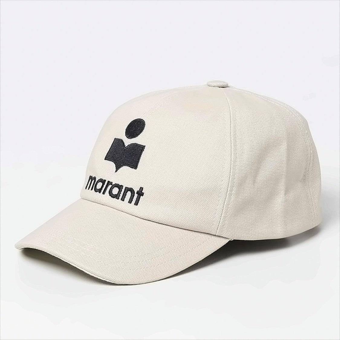 Isabel Marant Étoile Structured Cotton Baseball Cap With Bold Logo