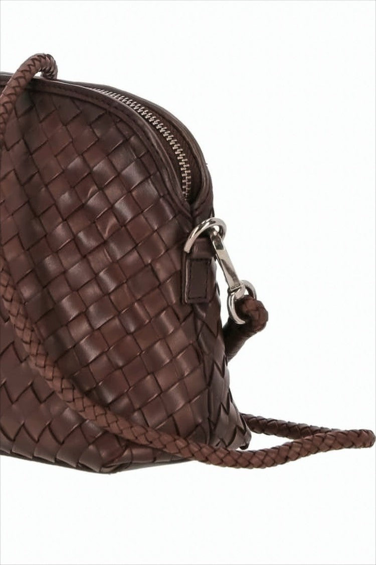 Dragon Diffusion Woven Buffalo Leather Crossbody Bag