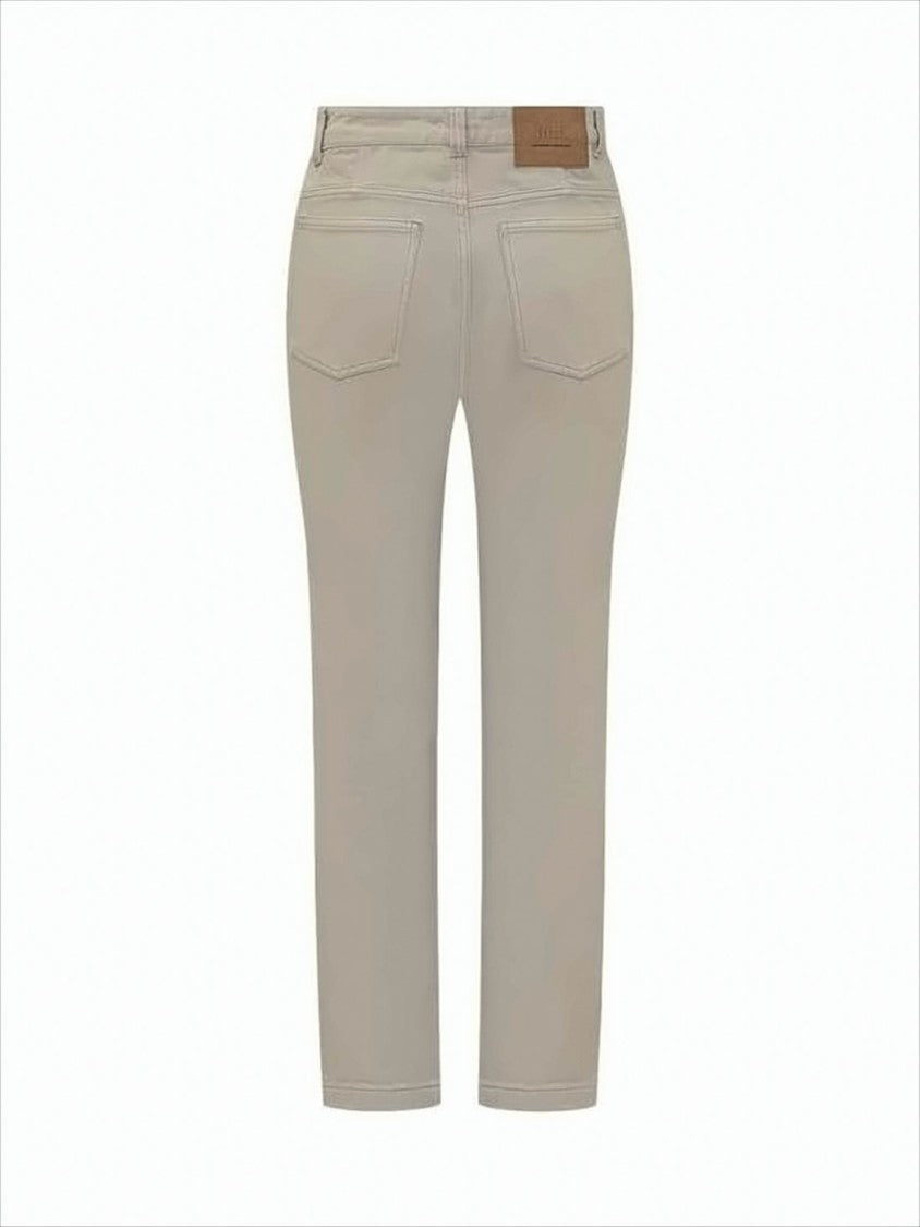 Ami Straight-Cut Tailored Pants With Five-Pocket Design