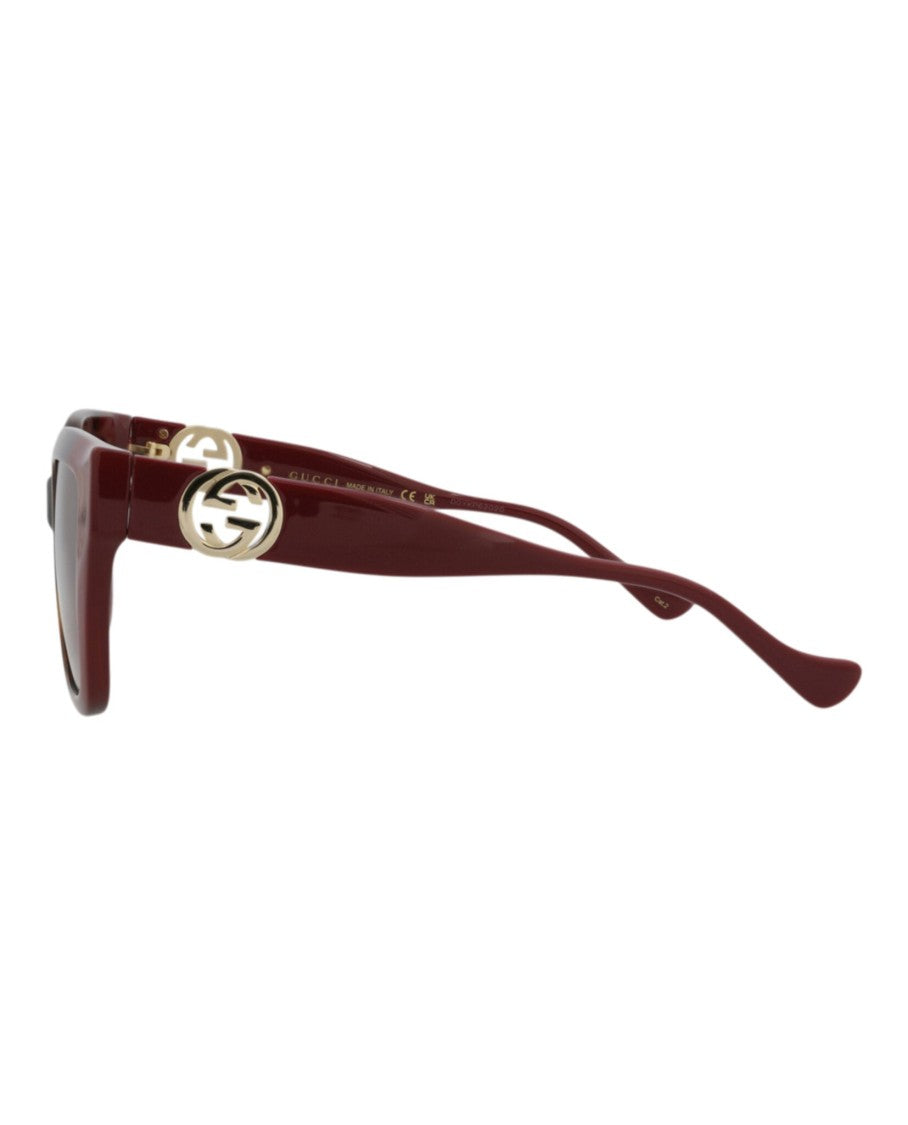 Gucci Square-Frame Injection Sunglasses