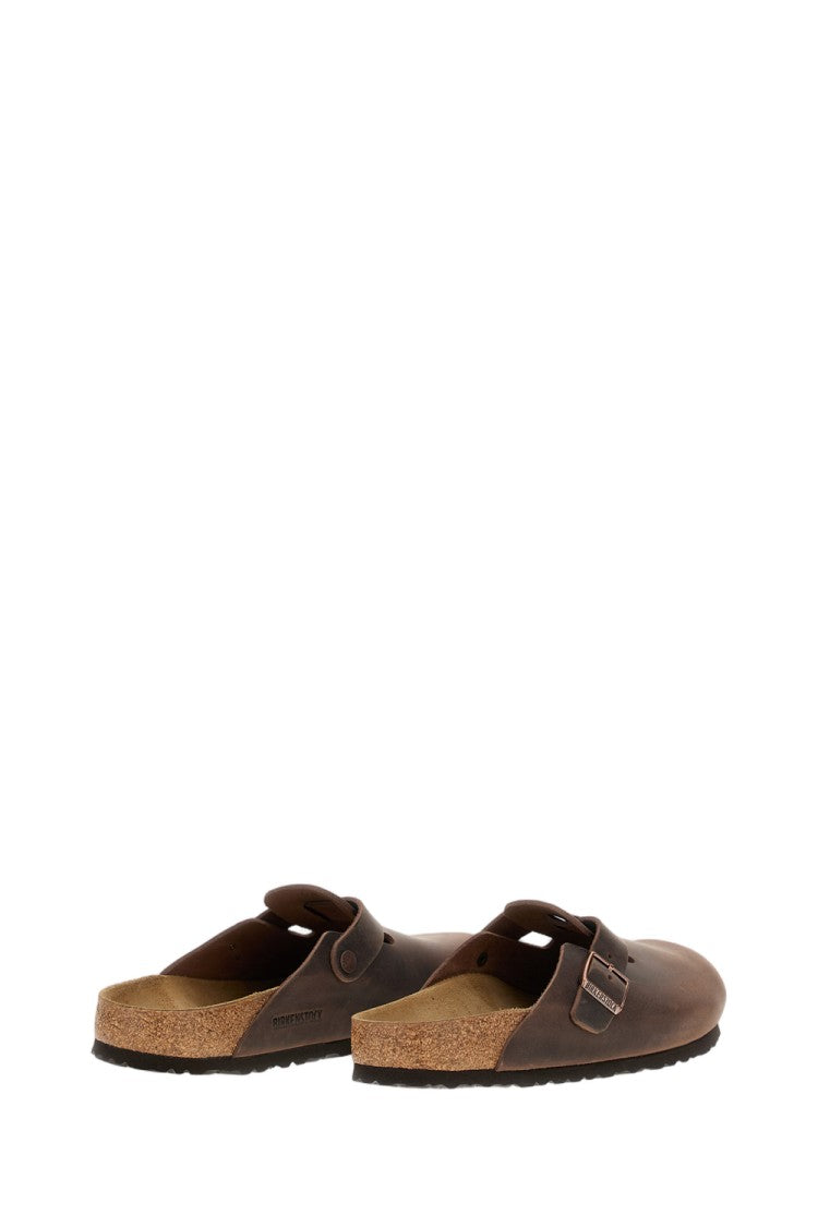 Birkenstock Adjustable Cork And Leather Sandals