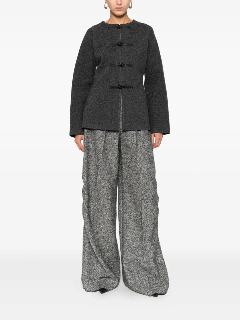 Róhe Mandarin Crew-Neck Jacket