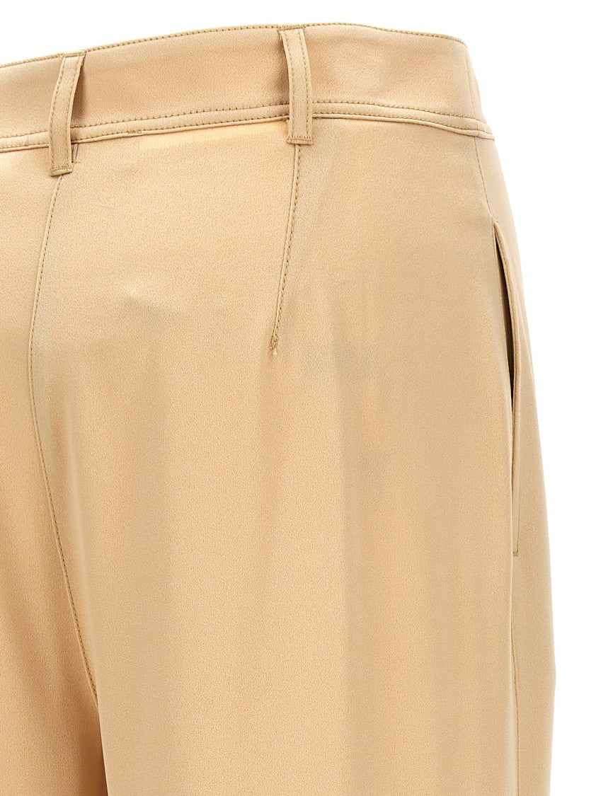 Michael Michael Kors Cargo Satin Pants With Relaxed Fit