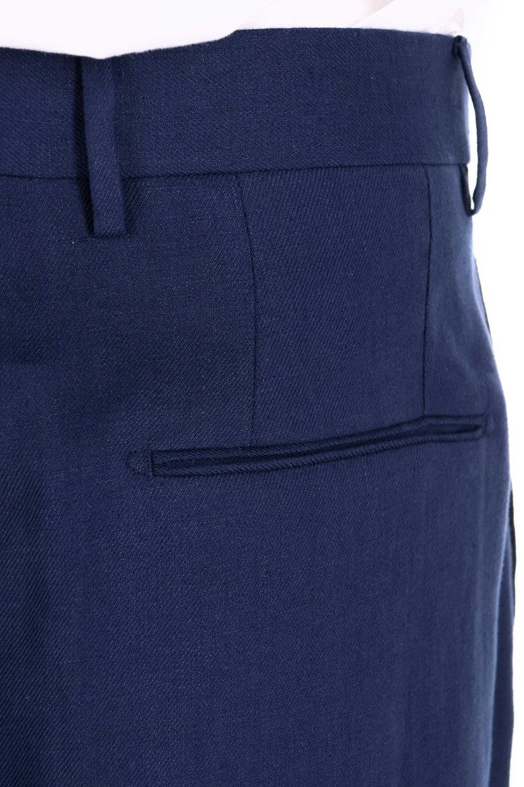 Tagliatore Over Fit Pure Linen Trousers