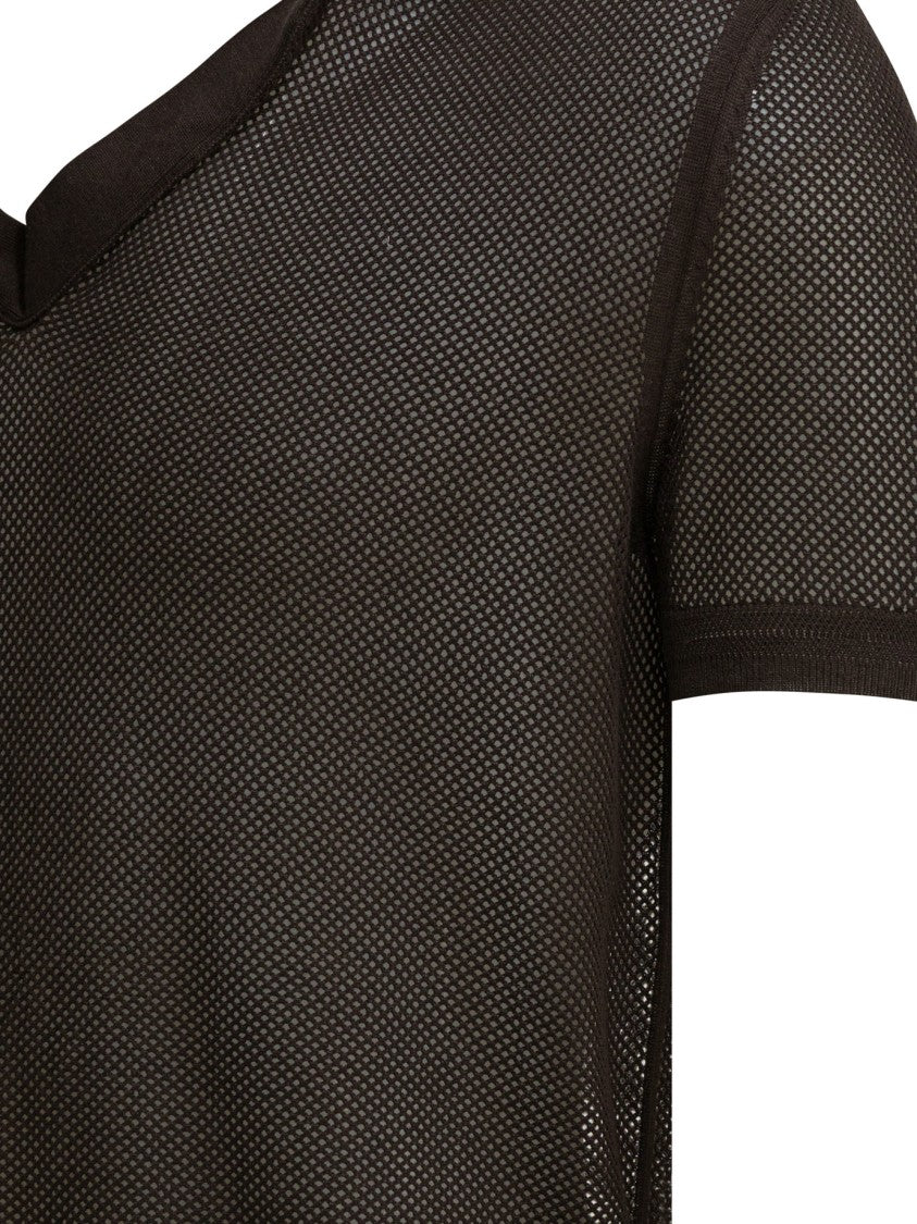 Tom Ford Semi-Sheer Silk-Cotton Blend Polo Shirt