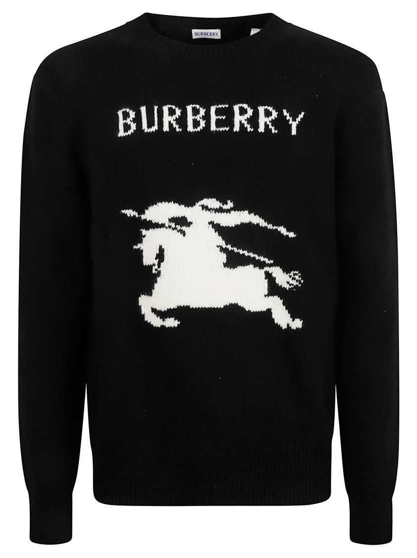 Burberry Classic Crew Neck Sweater With Horse