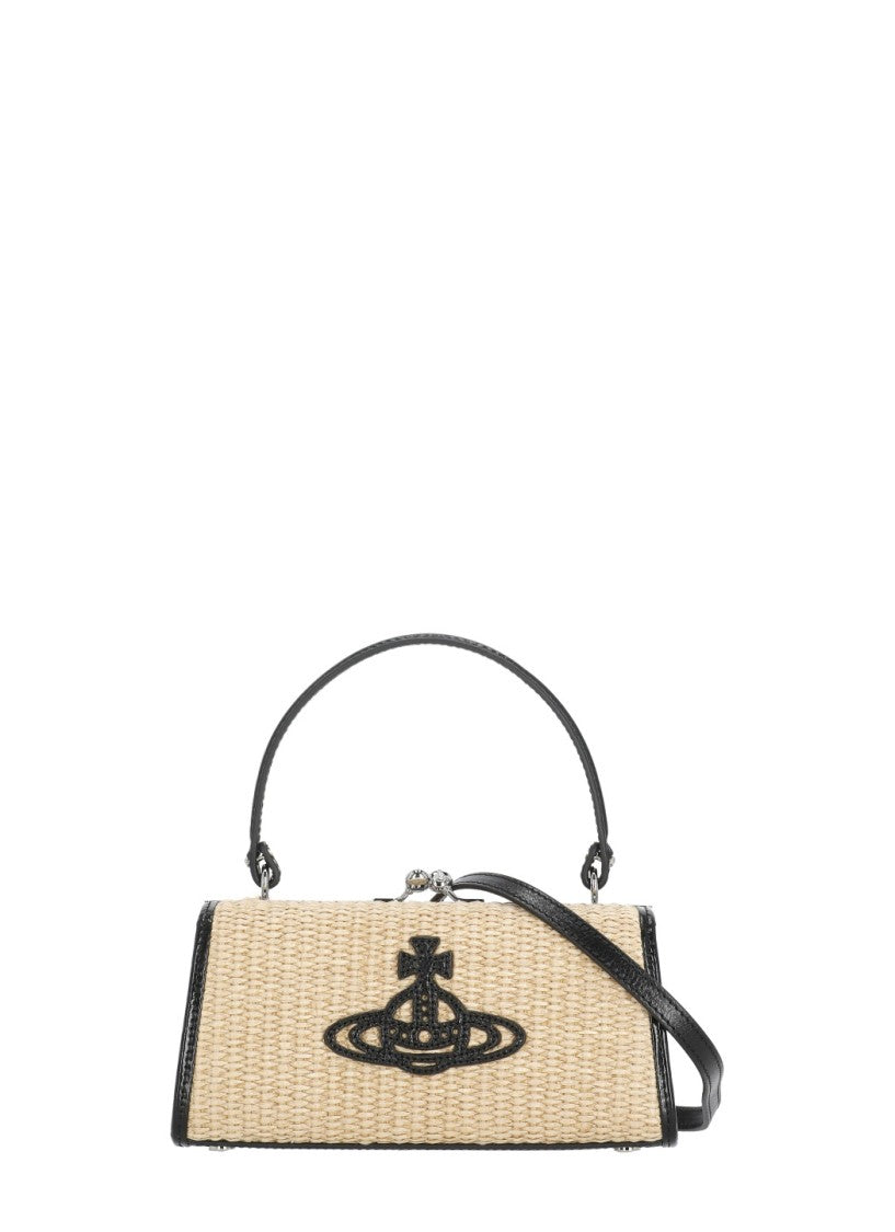 Vivienne Westwood Rectangular Structured Shoulder Bag With Logo Emblem