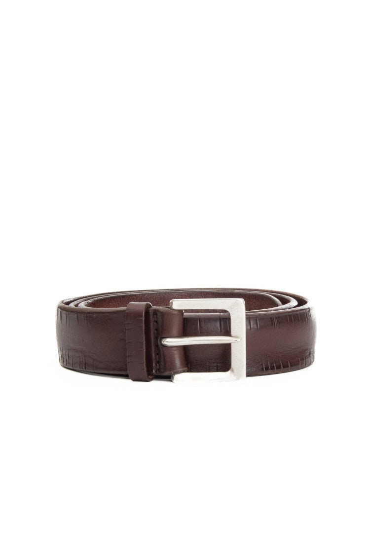Orciani Micro Laser-Cut Leather Belt