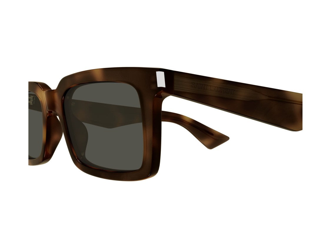 Saint Laurent Sl 860 Metallic Accent Tortoiseshell Acetate Sunglasses