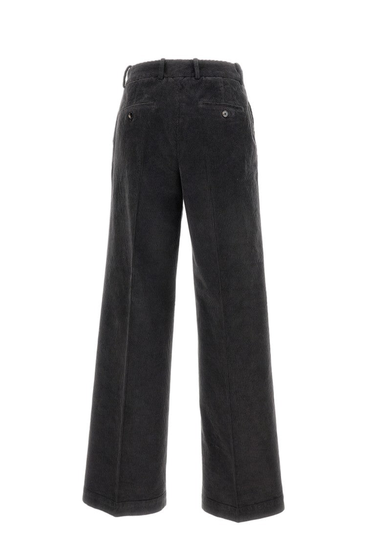 Cellar Door Tailored Brown Trousers With Structured Silhouette