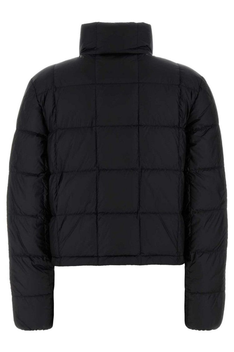 Moncler High Collar Padded Down Jacket With Quilted Design