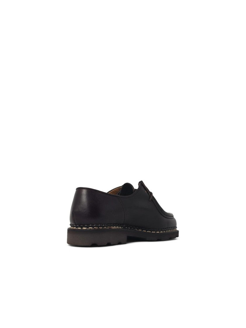 Paraboot Brown Michael Lisse Cafè Leather Loafers