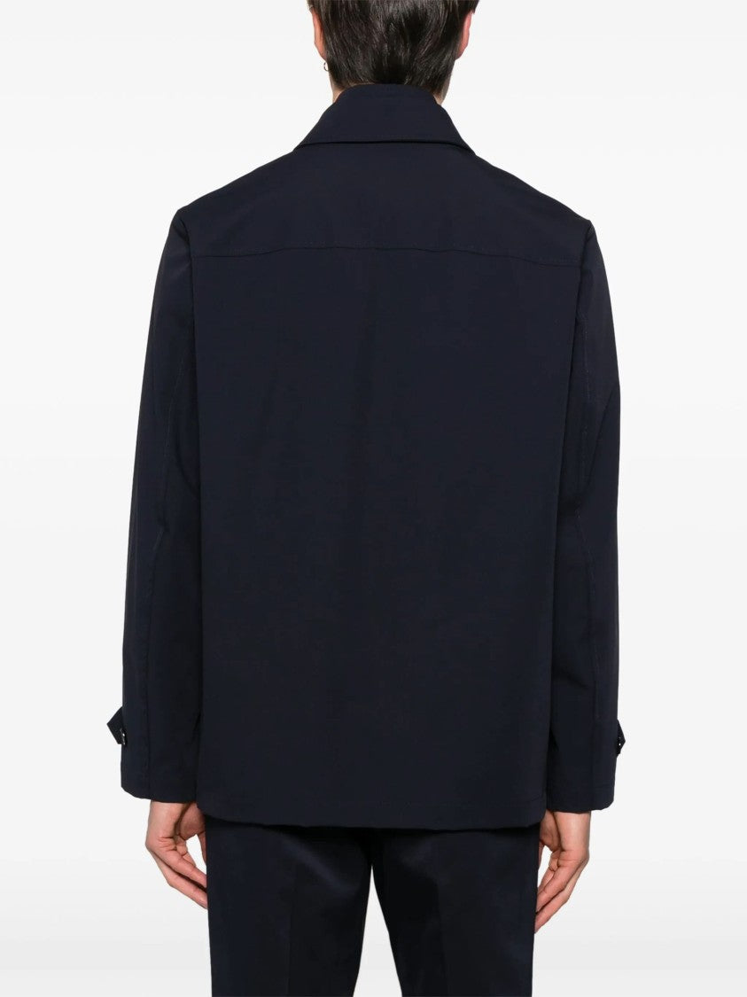 Fay Morning Stretch Minimalist Black Mens Jacket