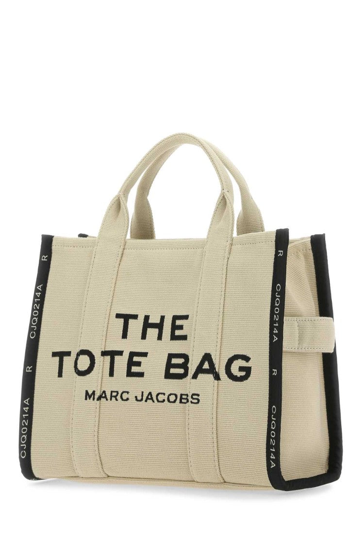 Marc Jacobs Beige Canvas The Tote Shopping Bag