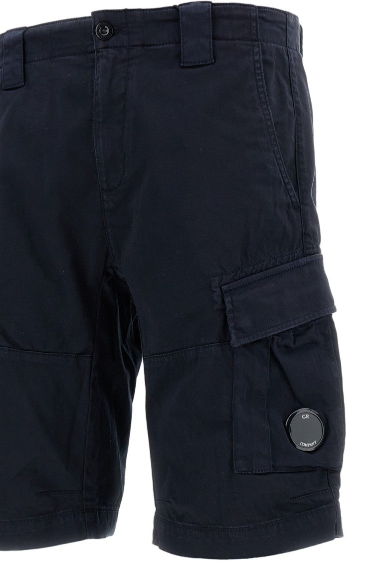 C.P. Company Classic Blue Shorts With Clean Design