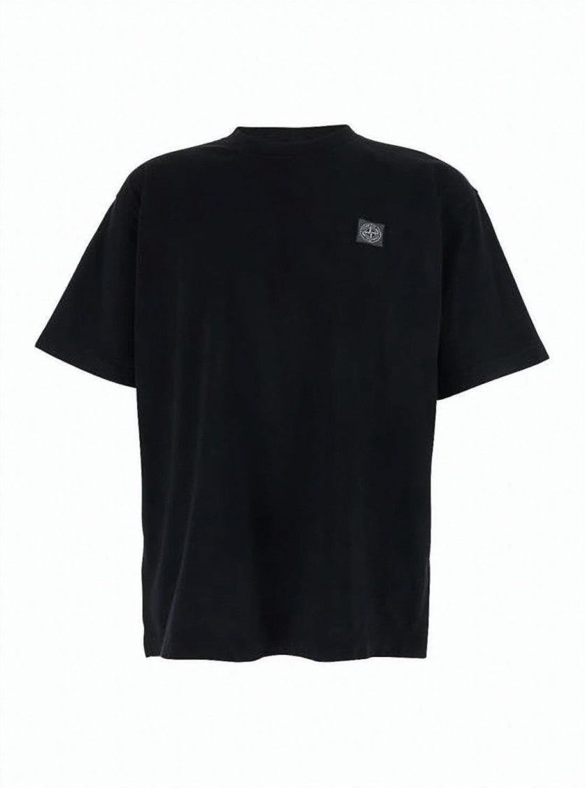Stone Island Relaxed Fit Black T-Shirt