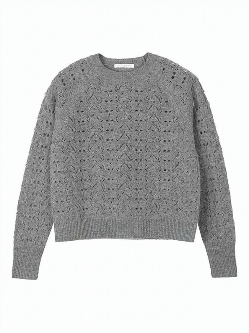 Cecilie Bahnsen Delicate Openwork Wool Sweater