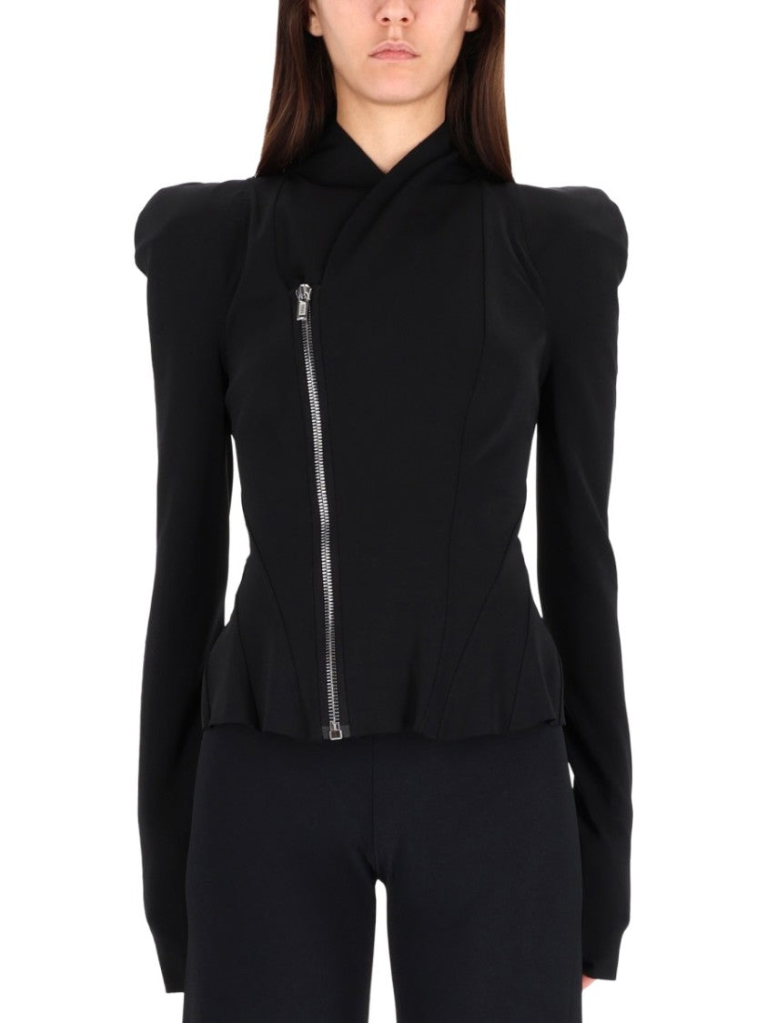 Rick Owens X Lilies Structured Black Jacket