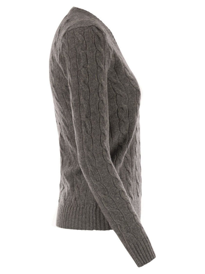 Polo Ralph Lauren Wool And Cashmere Cable Knit Jumper