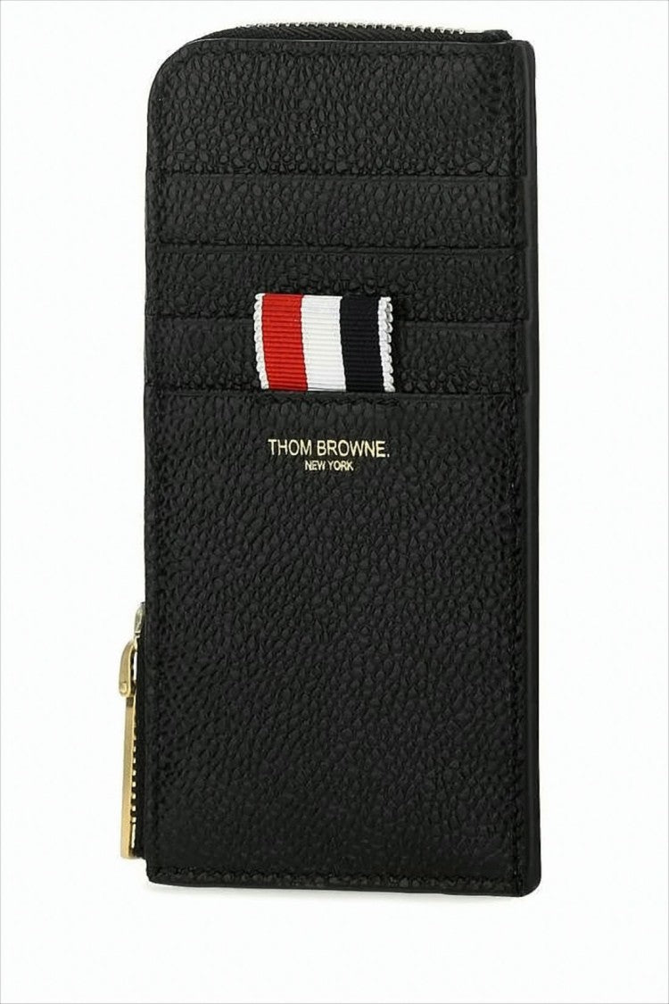Thom Browne Textured Leather Compact Card Wallet