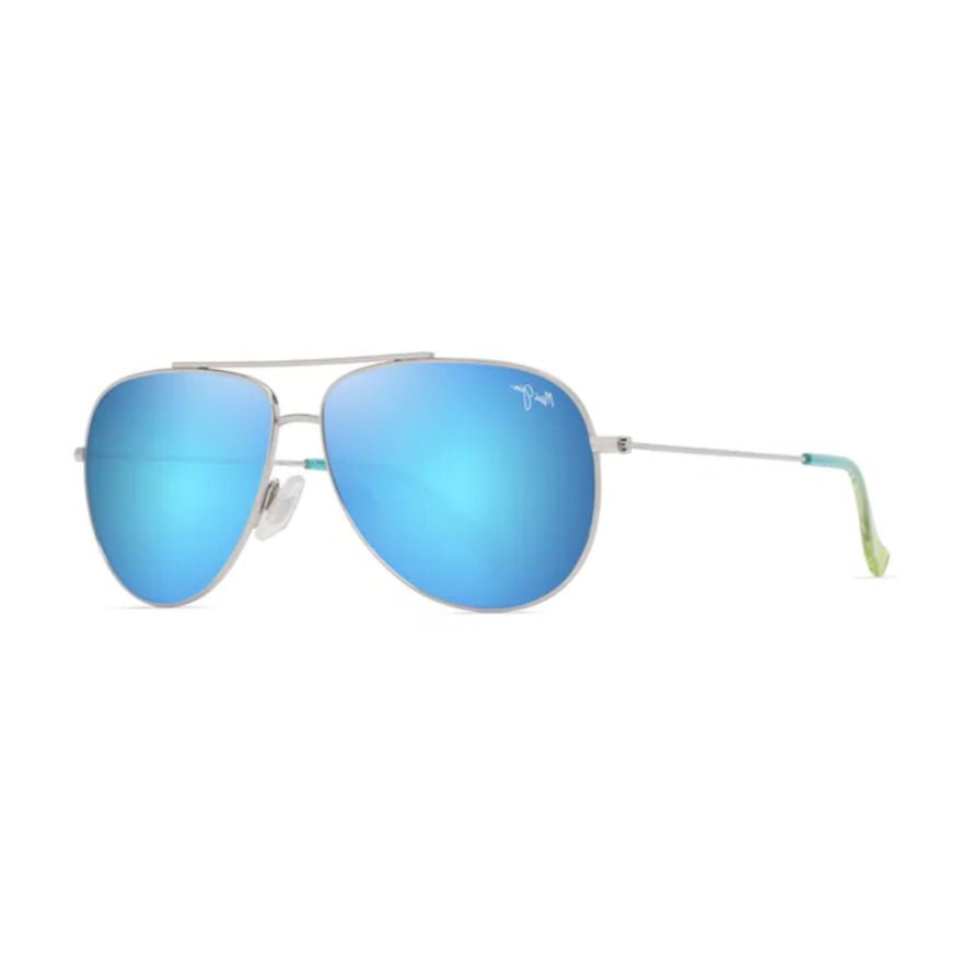 Maui Jim Classic Silver Mj0665s Aviator Sunglasses