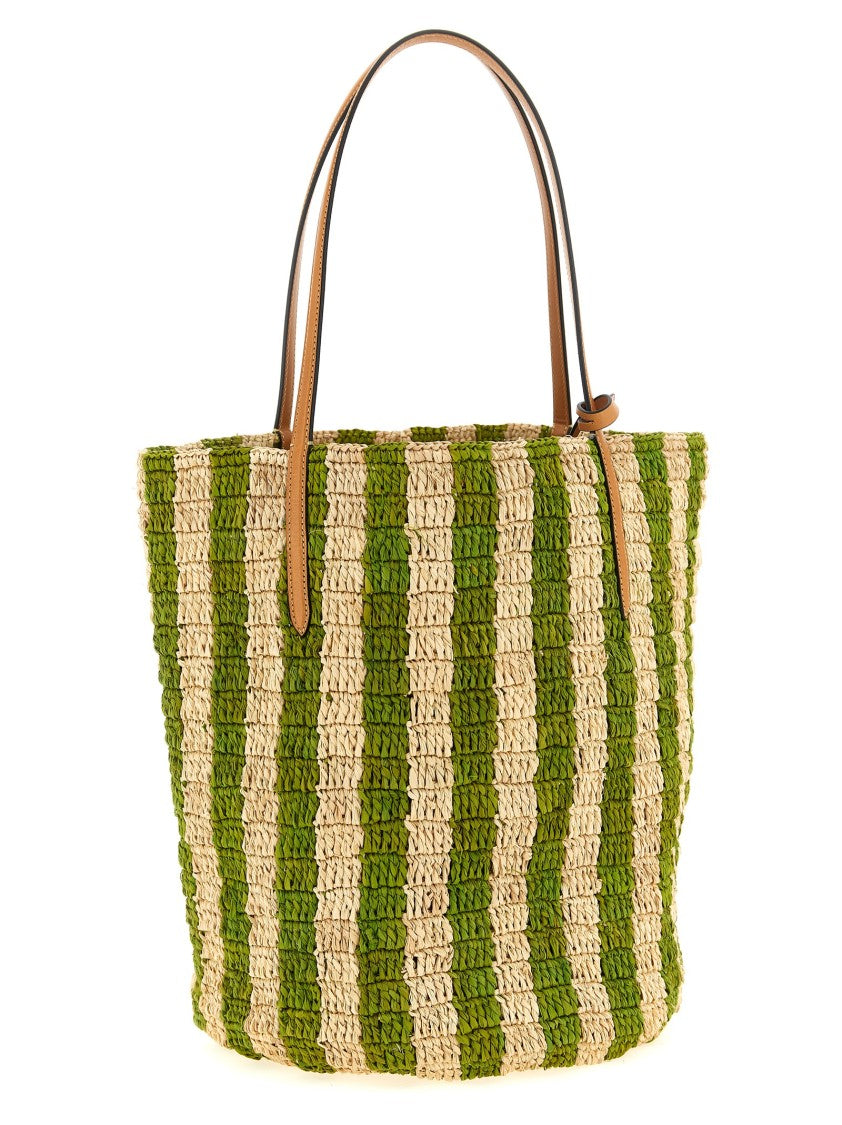 Valentino Garavani Hand-Woven Raffia Shopping Bag