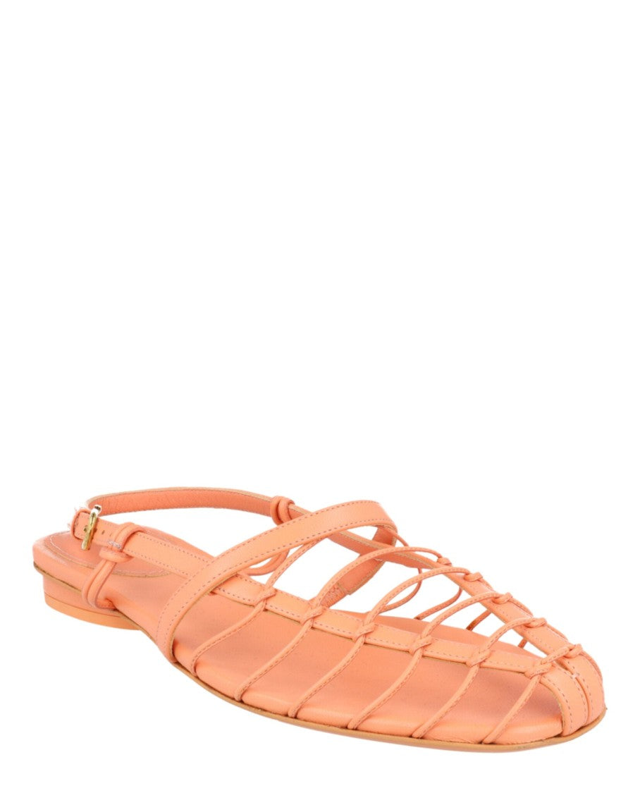 Ferragamo Shay 10 Caged Slingback Sandals