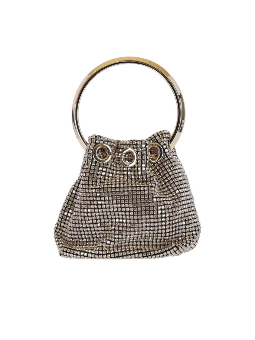 Jimmy Choo "Bon Bon" Micro Bag Gold