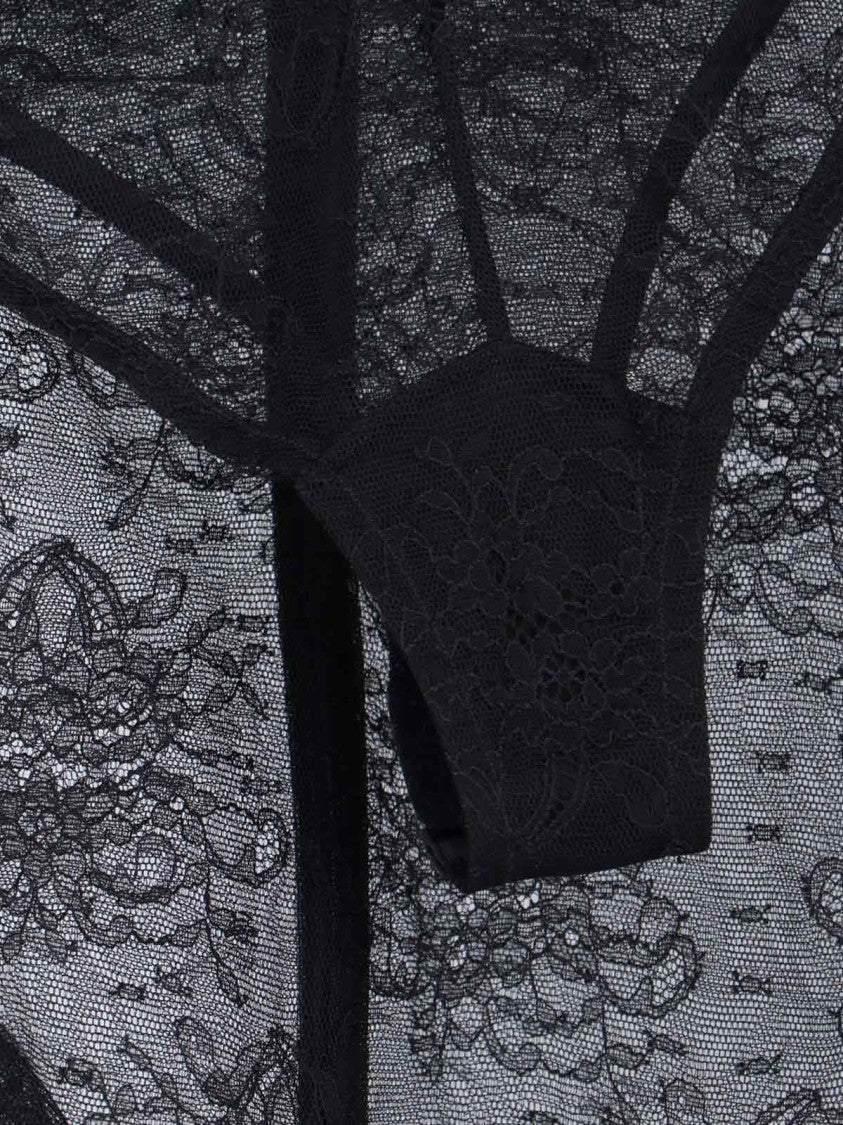 Dolce & Gabbana Lace Bodysuit – Black