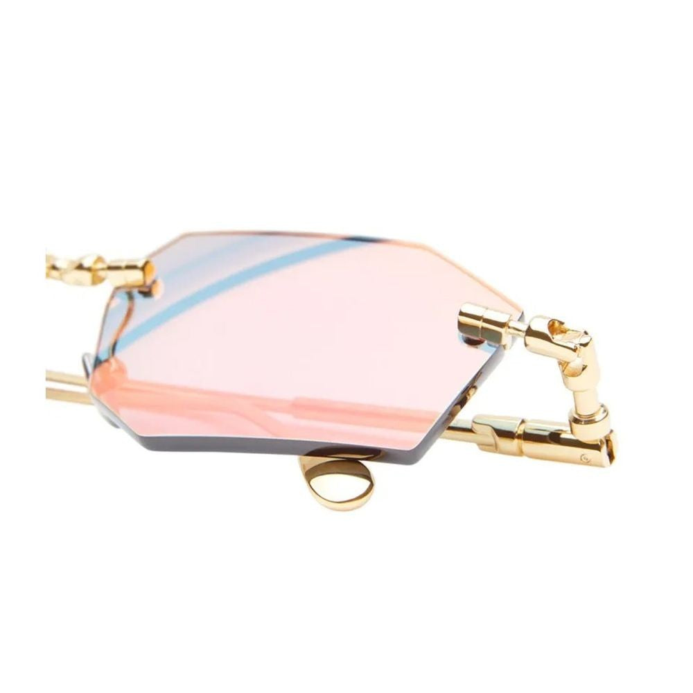 Kuboraum Mask H63 Geometric Rimless Sunglasses
