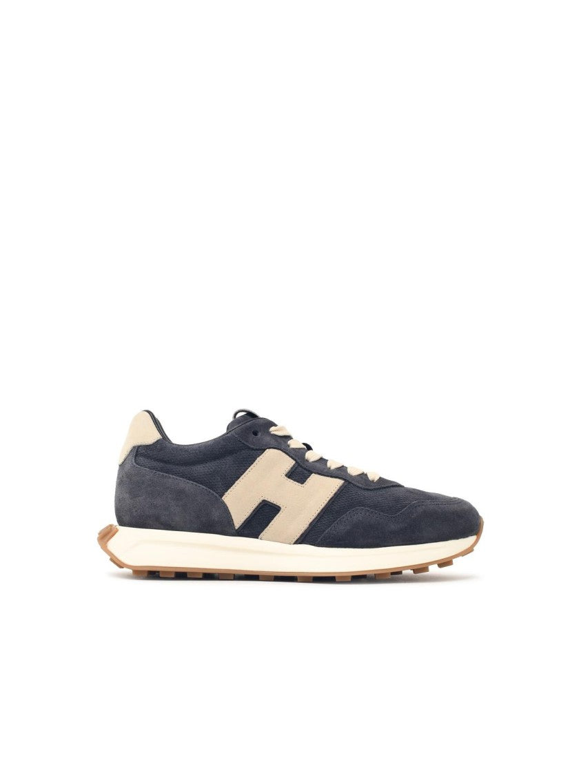 Hogan 'H601' Blue Suede Sneakers