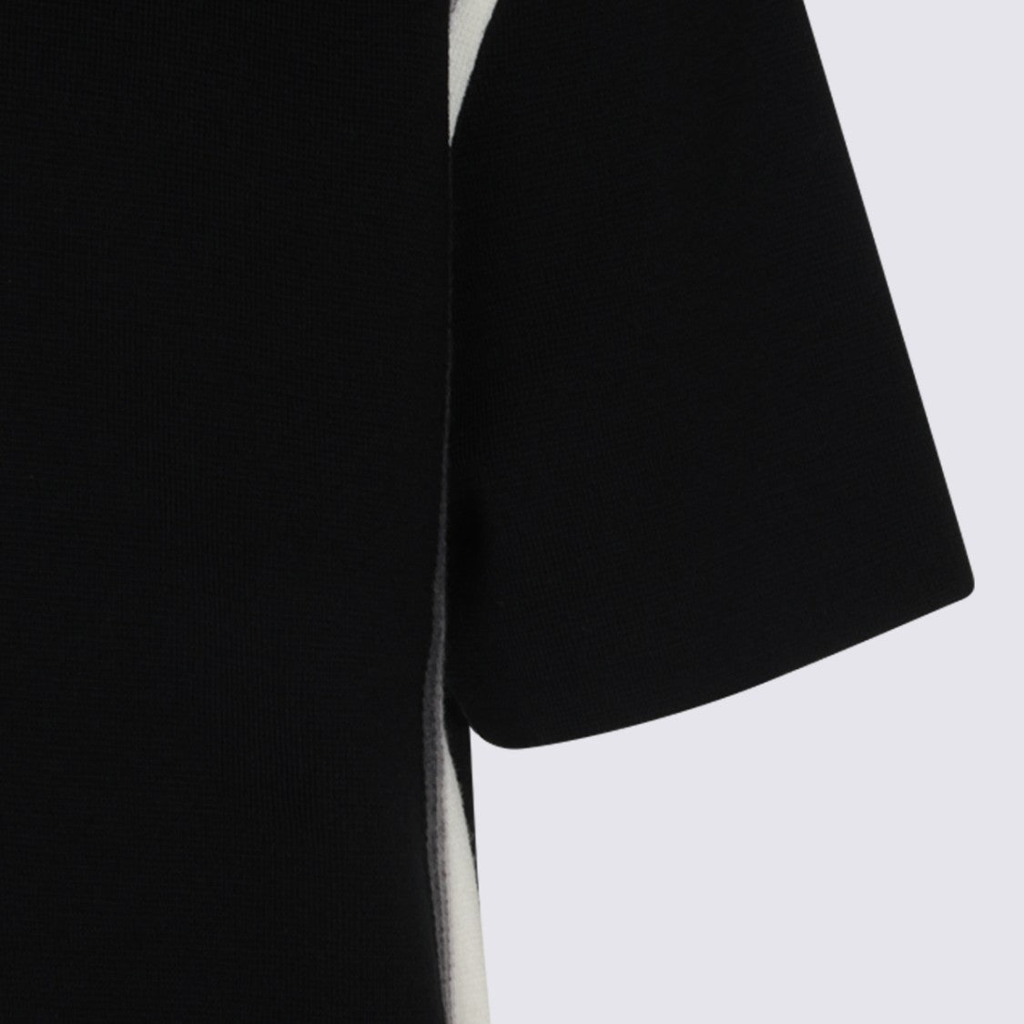 Amiri Short-Sleeved Knitwear With Classic Collar And Contrasting Stripes