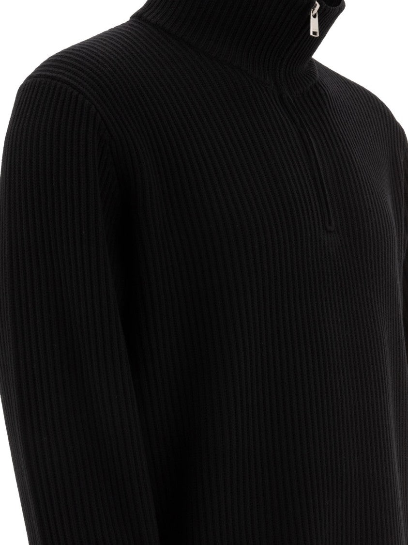 Nonnative Ribbed Knitwear With High Collar
