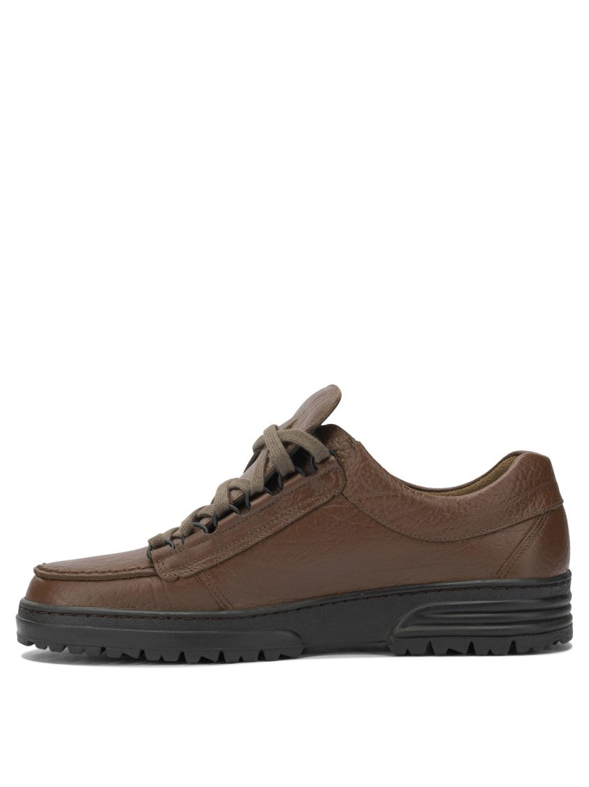 Mephisto Low-Top Textured Leather Sneakers