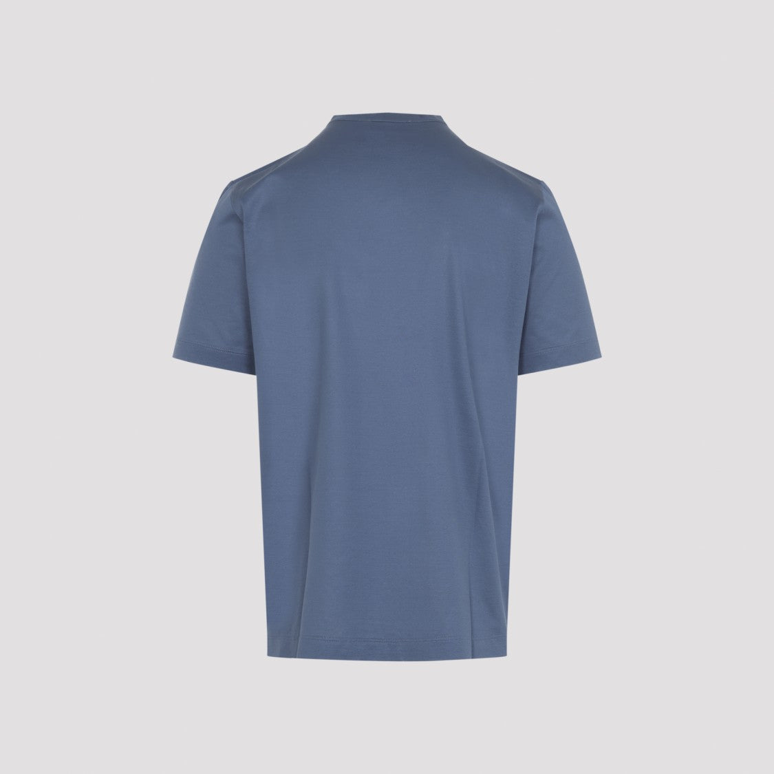 Canali Crew Neck T-Shirt With Subtle Stitching