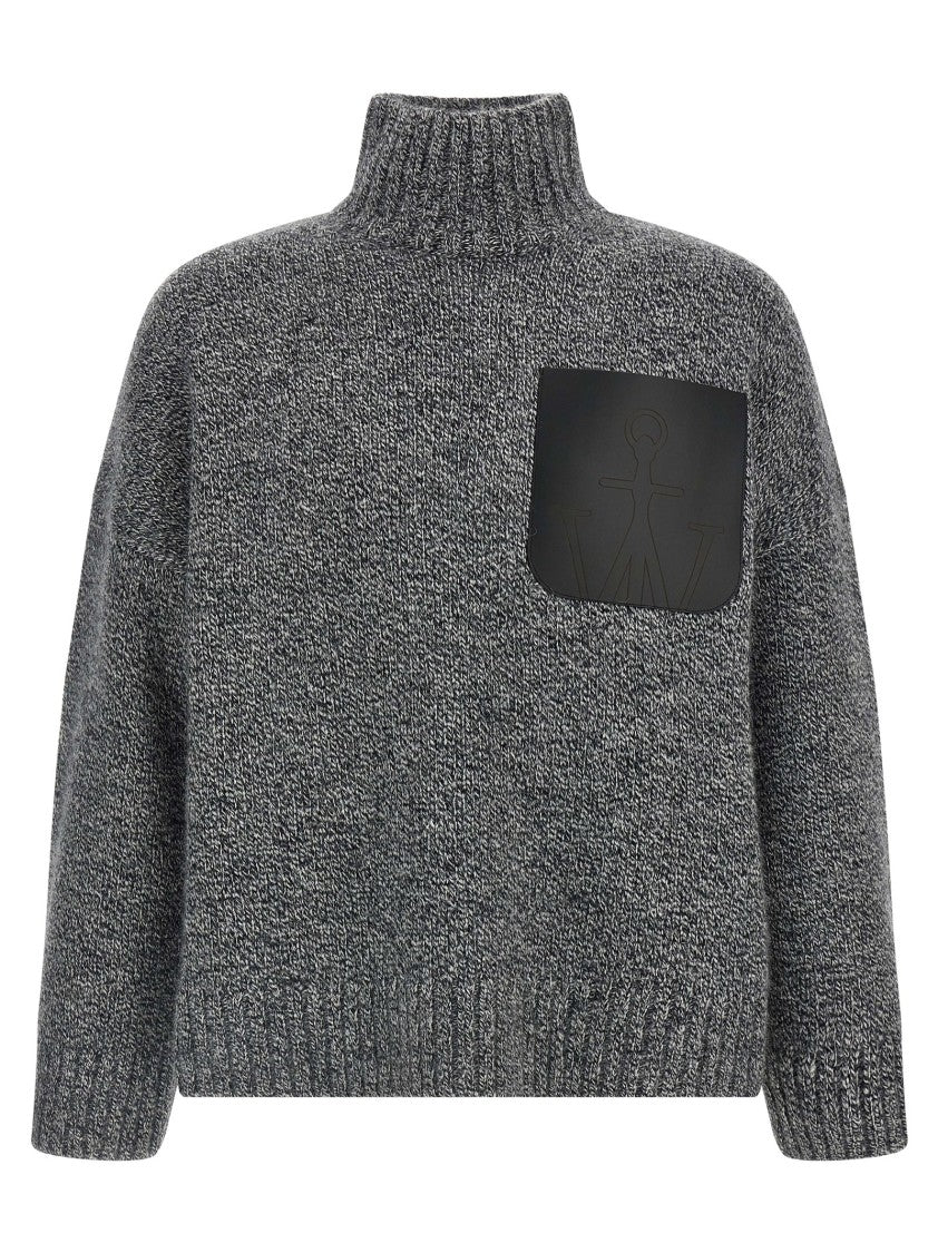 J. W. Anderson Leather Patch Pocket' Sweater