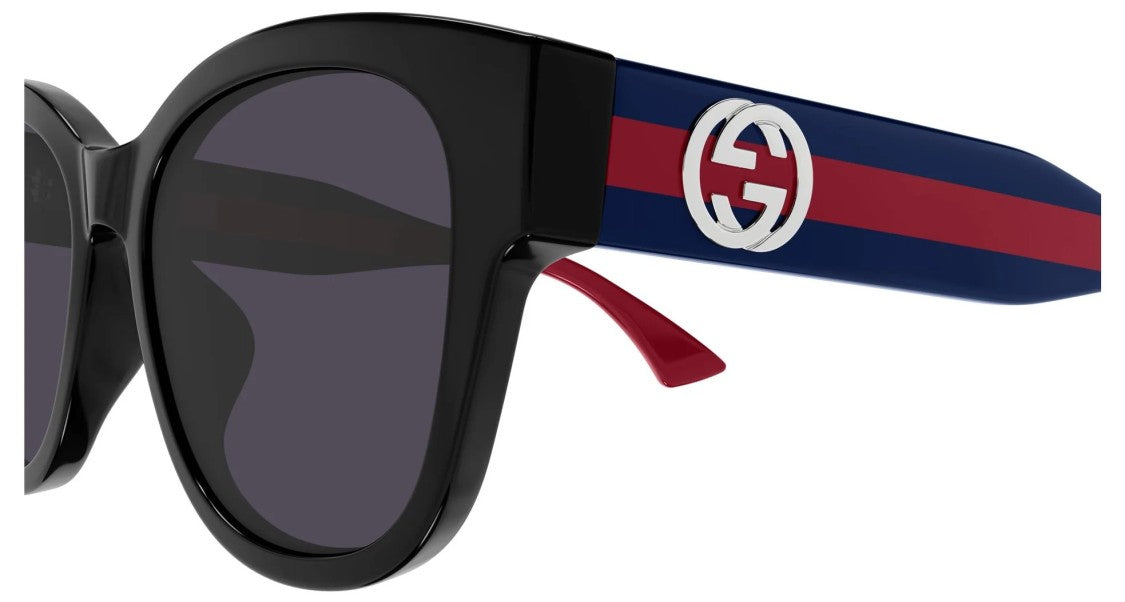 Gucci Sunglasses Gucci Gg1866sk 004 Black Blue Violet 56/19/145