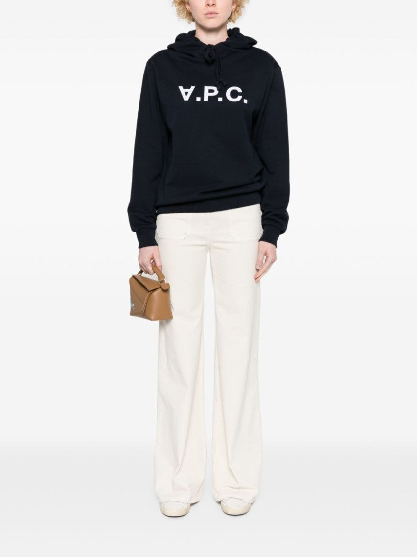 A.P.C. Midnight Blue Organic Cotton Blend Hoodie