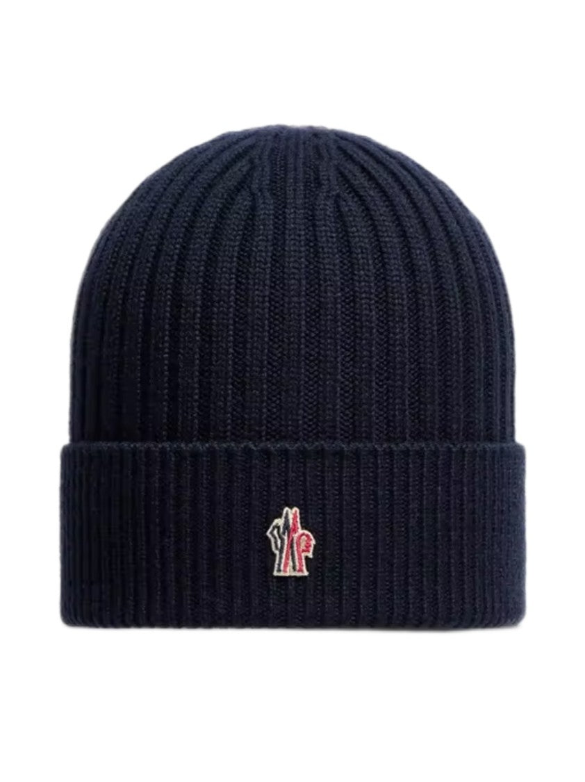 Moncler Grenoble Ribbed Knit Beanie With Cashmere-Wool Blend